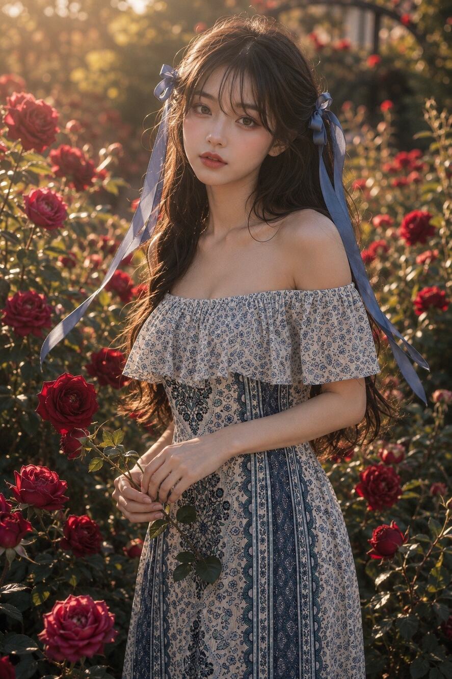 Free Spirited Wanderlust flounce + flora cold shoulder boho floral dress